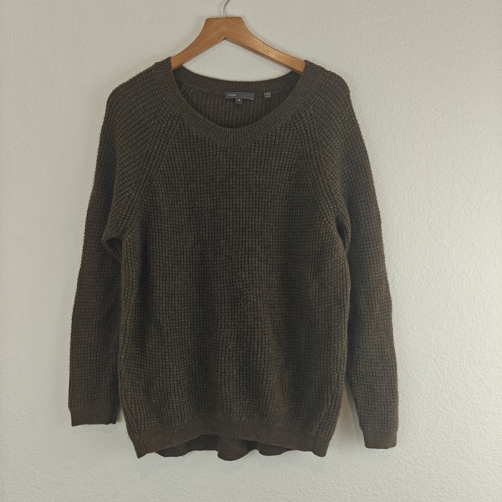 Vince Brown Yak Knit Sweater - Picture 3 of 15